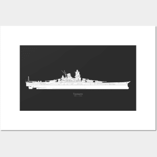 Yamato Battleship of the Imperial Japanese Navy - PBpng Posters and Art